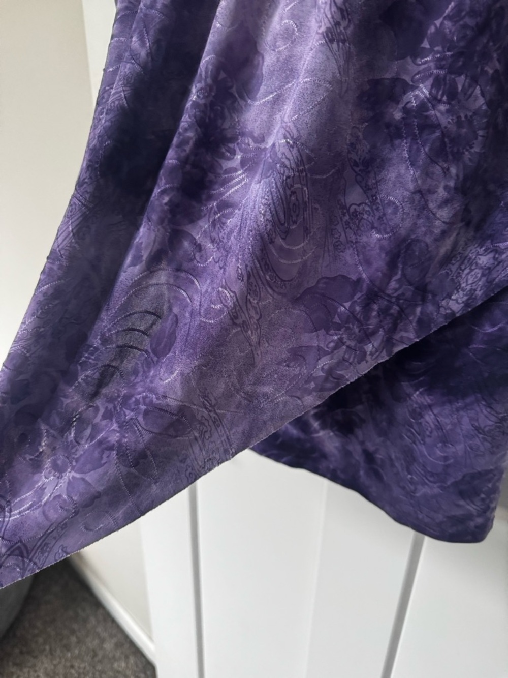 Roz & Ali Purple Textured Top lot of 3 - Picture 3 of 10